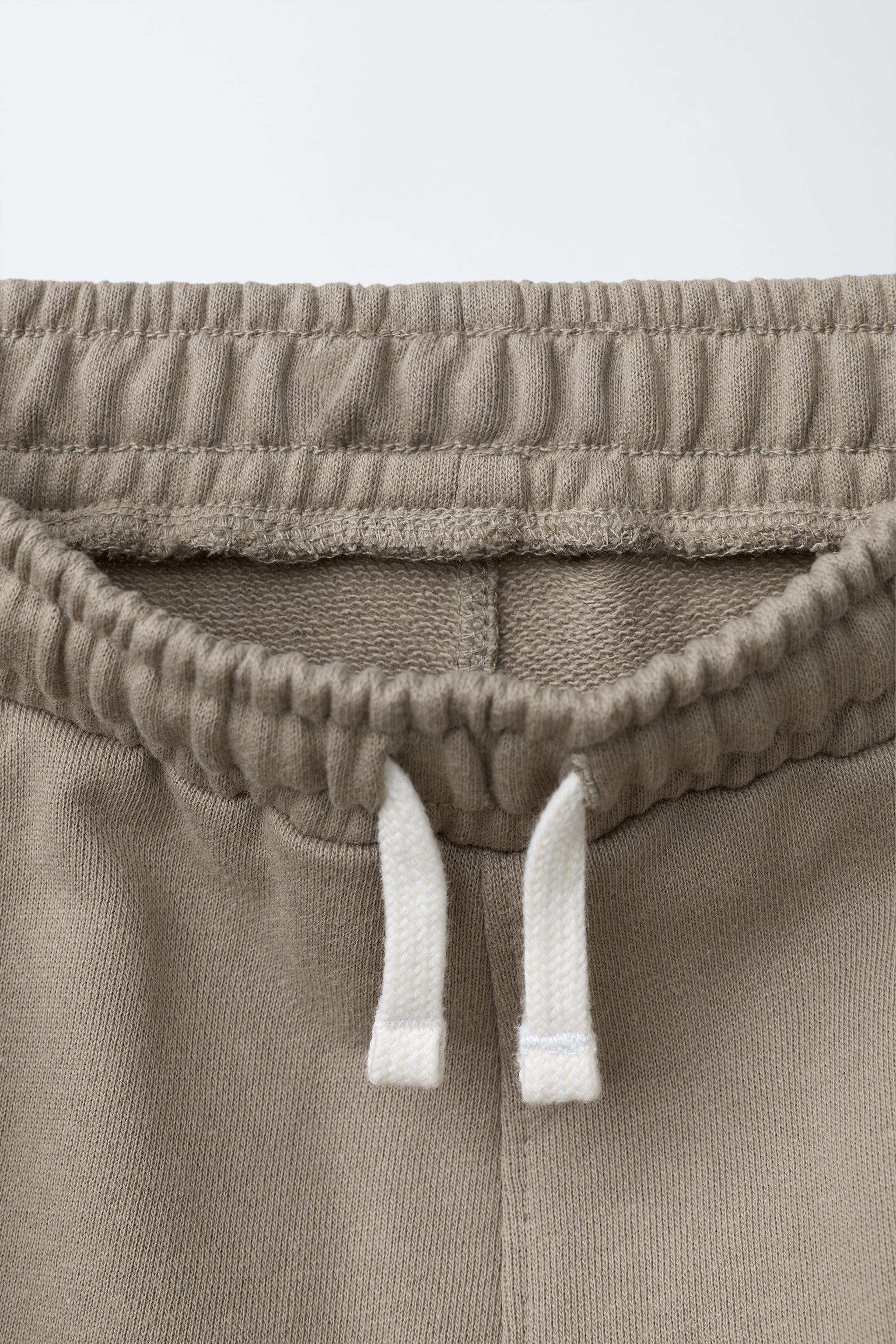 BARREL PANTS WITH LABEL